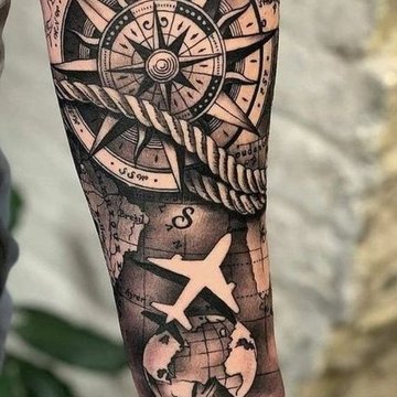 tattoo forearm man