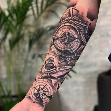 tattoo forearm man
