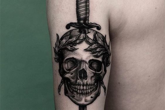 Schedel Tatoeage