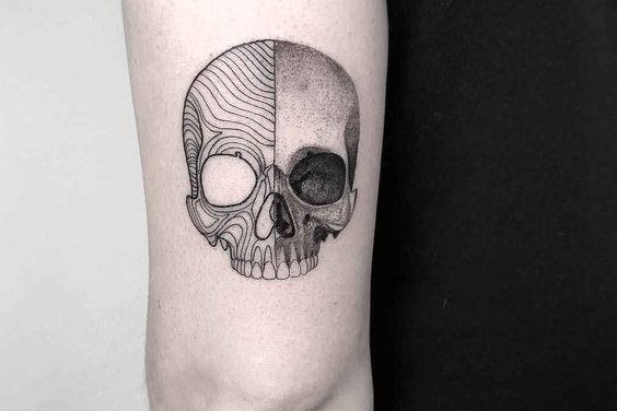 Schedel Tatoeage