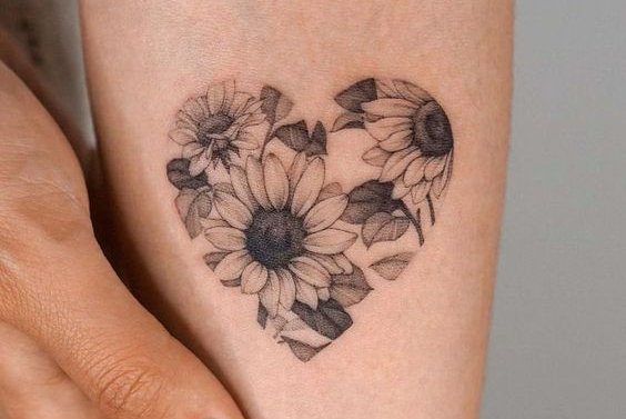 bloemen tatoeage