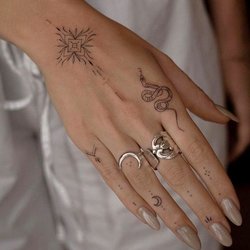 Tattoo op de vingers