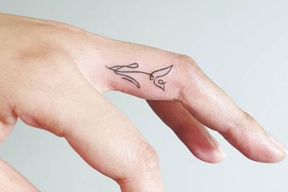 Finger tattoo