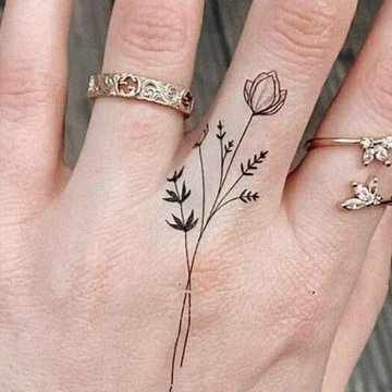 Tattoo op de vingers