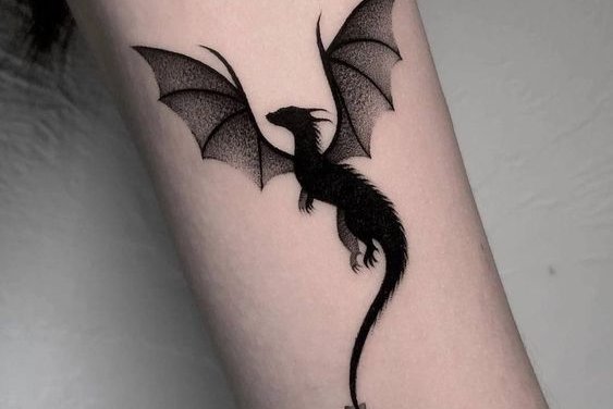 Draak tattoo