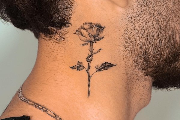 Neck tattoo