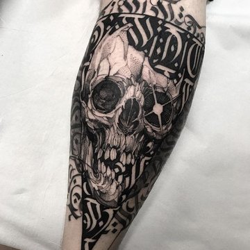 Schedel Tatoeage