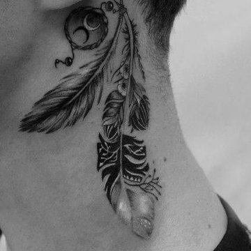 Tattoo op/achter het oor