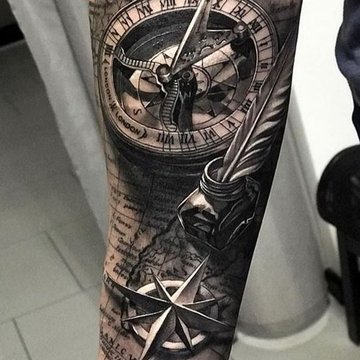 tattoo forearm man