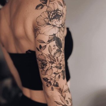 Women's arm tattoos