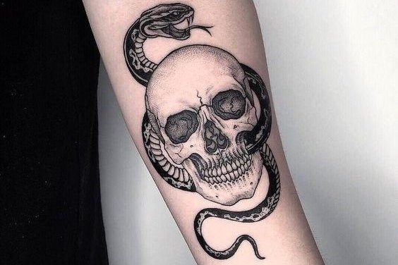 Schedel Tatoeage