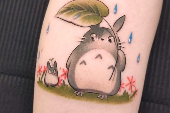 anime-stijl tatoeages