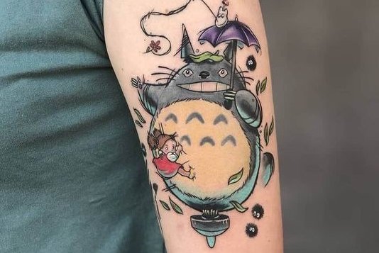 anime-stijl tatoeages