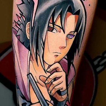 anime-stijl tatoeages