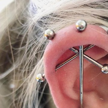 industrial piercing verzorgen