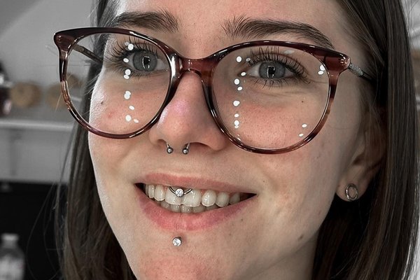 smiley piercing verzorgen