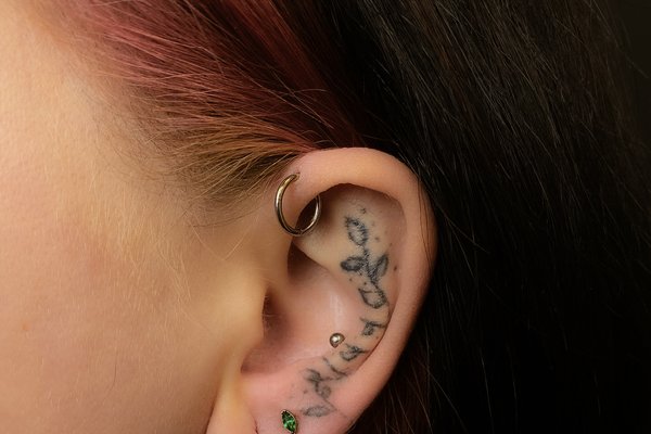 Forward Helix Piercing