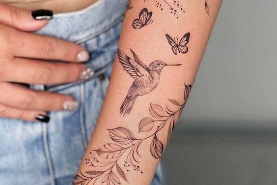 tatoeages met kolibries
