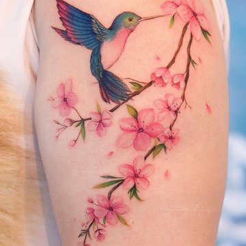 tatoeages met kolibries