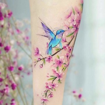 tatoeages met kolibries