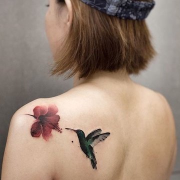 tatoeages met kolibries