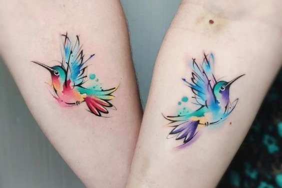 tatoeages met kolibries