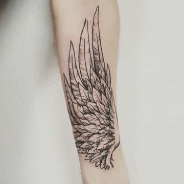 Tatoeage van Vleugels