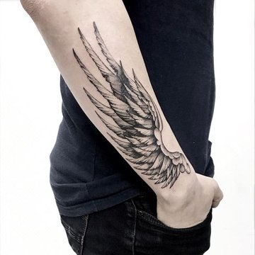 Tatoeage van Vleugels