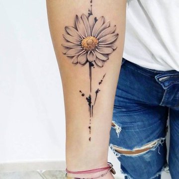 Madeliefje Tatoeage