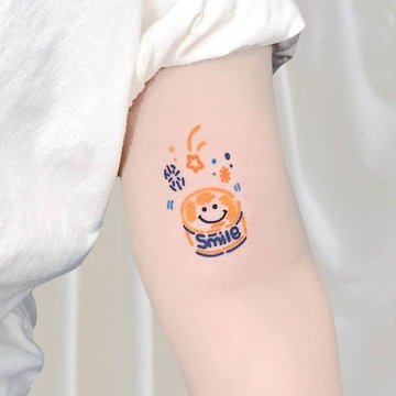 smiley tattoo