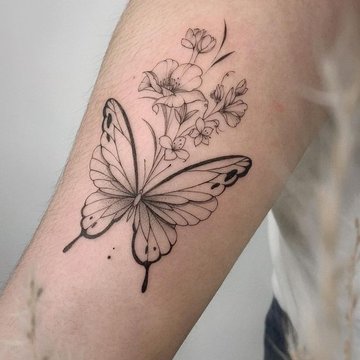 Tatoeage Vlinder