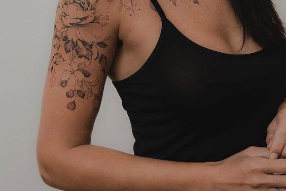 Women's arm tattoos
