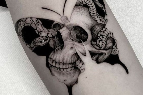 Schedel Tatoeage