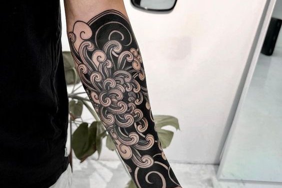 tattoo forearm man