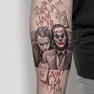 Joker Tatoeage
