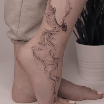 Feniks tattoo