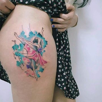 tatoeage ballerina
