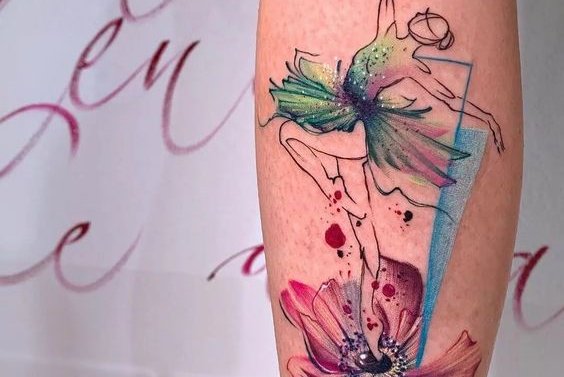 tatoeage ballerina