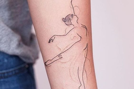 tatoeage ballerina
