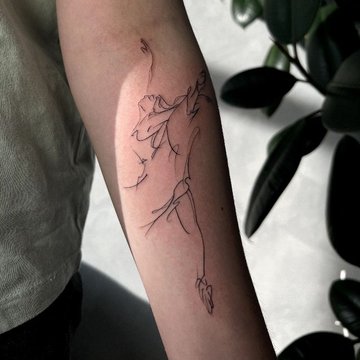 tatoeage ballerina
