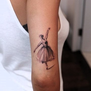 tatoeage ballerina