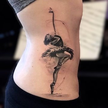 tatoeage ballerina