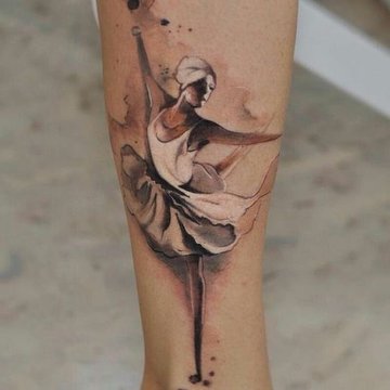 tatoeage ballerina