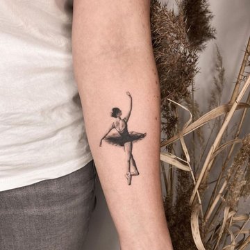 tatoeage ballerina