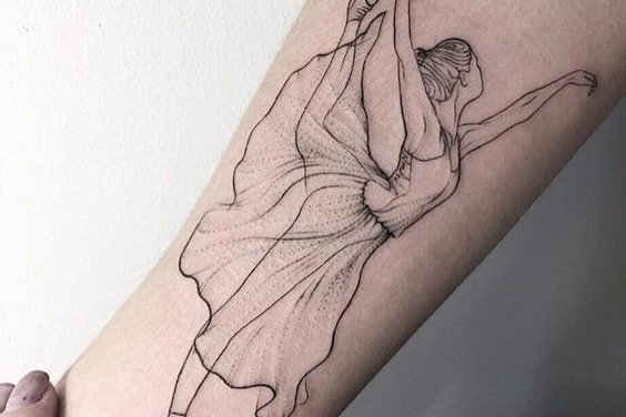 tatoeage ballerina