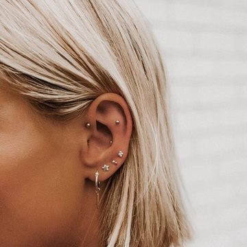 Forward Helix piercing