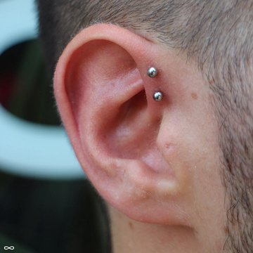 Forward Helix Piercing