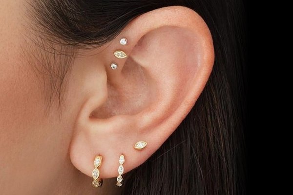 Forward Helix Piercing