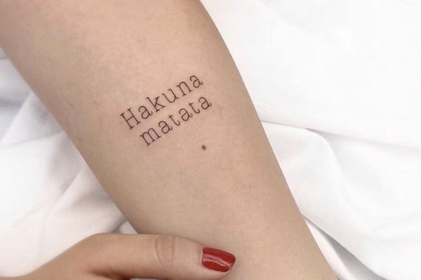 tattoo Hakuna Matata
