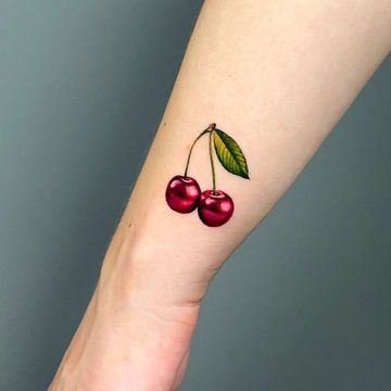 cherry tattoo